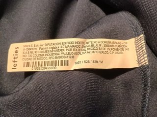 Sudadera Lefties Oversize Azul Talla M