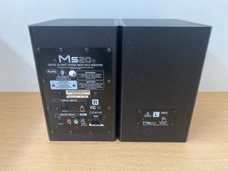 Altavoces Behringer MS20 Negros