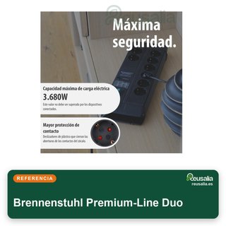 Brennenstuhl Premium-Line regleta 8 enchufes