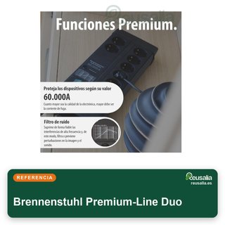 Brennenstuhl Premium-Line regleta 8 enchufes