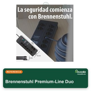 Brennenstuhl Premium-Line regleta 8 enchufes