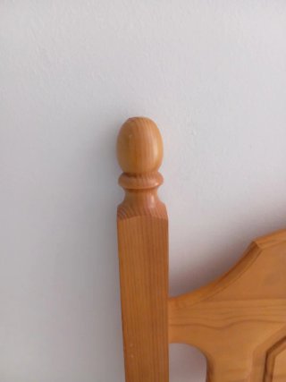 Cabecero de Pino para Cama de 90 cm