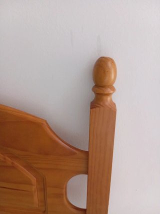 Cabecero de Pino para Cama de 90 cm