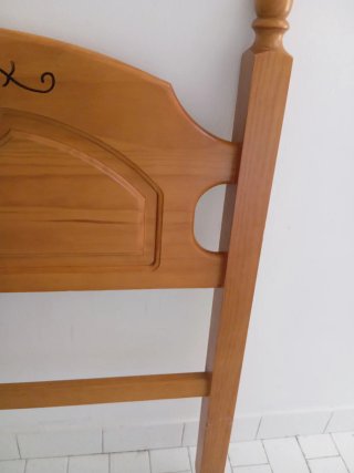 Cabecero de Pino para Cama de 90 cm