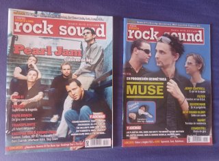 Lote 2 revistas Rock Sound edición española sin CD