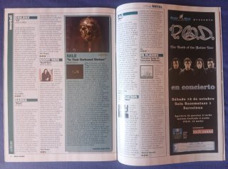 Lote 2 revistas Rock Sound edición española sin CD