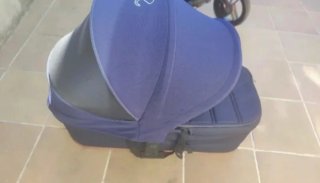Carrito Jane Rider con Capazo Azul