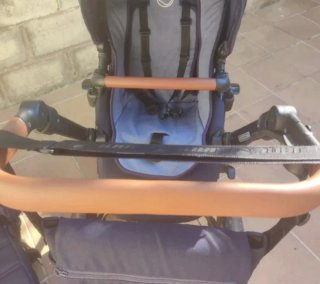 Carrito Jane Rider con Capazo Azul