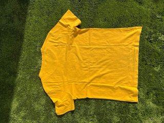 Camiseta Puma Amarilla Logo Frontal Talla M