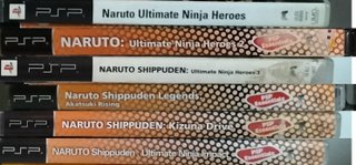 Lote 6 juegos Naruto PSP Ultimate Ninja Heroes