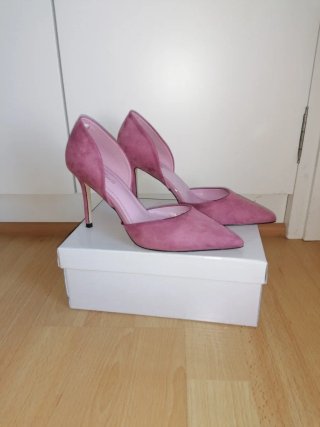 Zapatos de Tacón Malva Talla 37