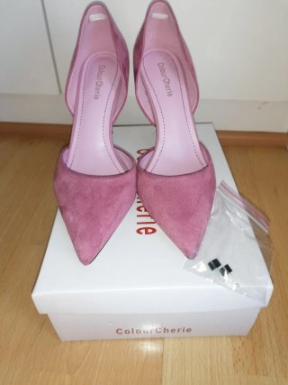 Zapatos de Tacón Malva Talla 37