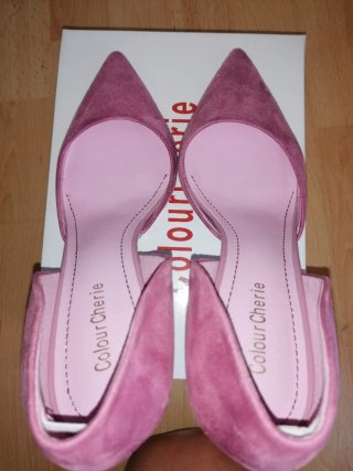 Zapatos de Tacón Malva Talla 37