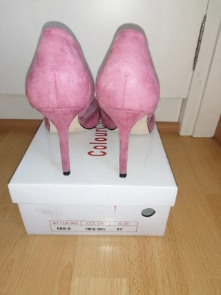 Zapatos de Tacón Malva Talla 37