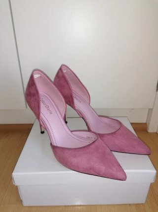 Zapatos de Tacón Malva Talla 37