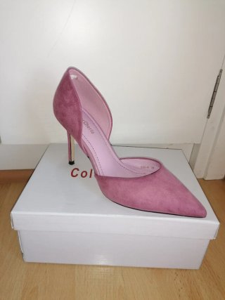 Zapatos de Tacón Malva Talla 37