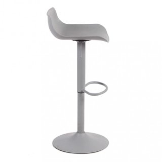 Sgabello Bar Girevole Regolabile Grigio 43x44x96cm