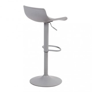 Sgabello Bar Girevole Regolabile Grigio 43x44x96cm