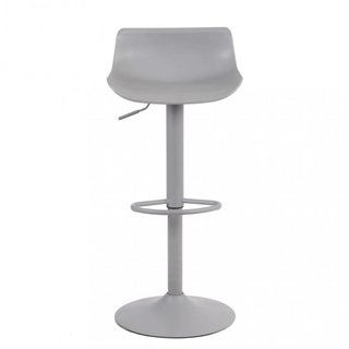 Sgabello Bar Girevole Regolabile Grigio 43x44x96cm