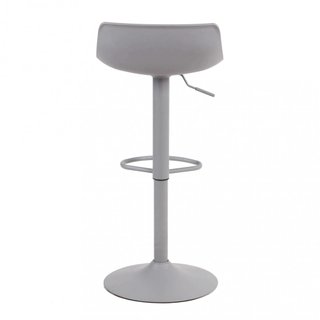 Sgabello Bar Girevole Regolabile Grigio 43x44x96cm