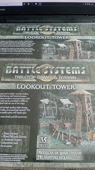 Battle Systems Lookout Tower 2x 35 Peças