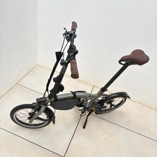 Bicicleta Plegable Gris BTWIN Fold Light Aluminio