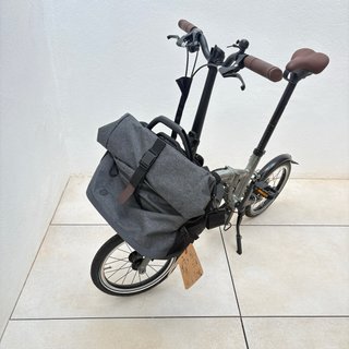 Bicicleta Plegable Gris BTWIN Fold Light Aluminio