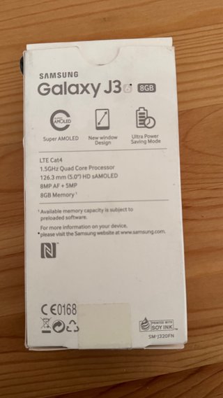 Samsung Galaxy J3 (2016) 8GB Dorado