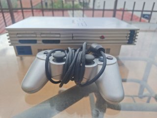 PlayStation 2 PS2 gris plata