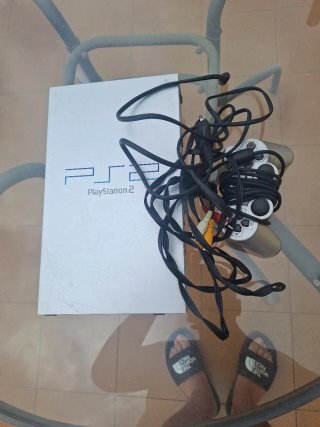 PlayStation 2 PS2 gris plata