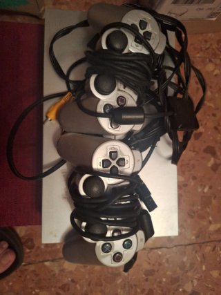 PlayStation 2 PS2 gris plata