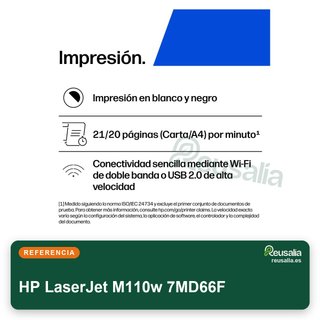 Stampante laser HP LaserJet M110w wifi