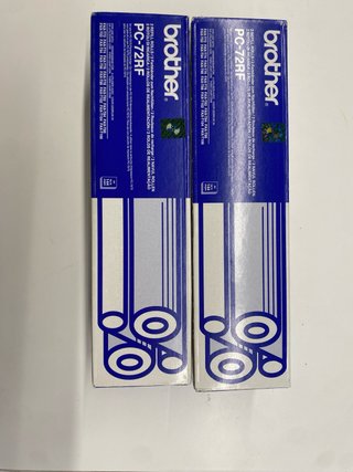 2 Rollos Papel Térmico Fax Brother PC-72RF