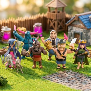 Figuras Clash of Clans y Clash Royale lote 6