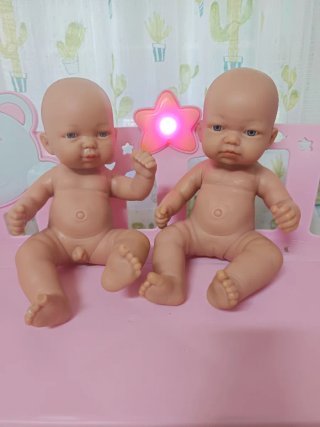 2  Bonitos Muñecos Gemelos niño y niña J. Berna
