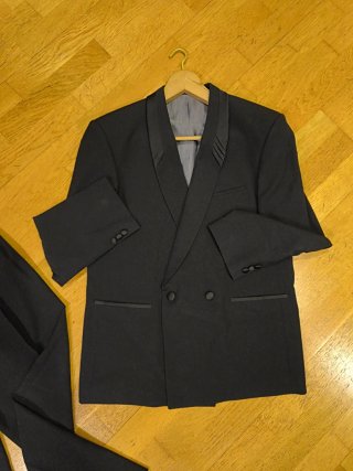 Traje de novio/fiesta negro