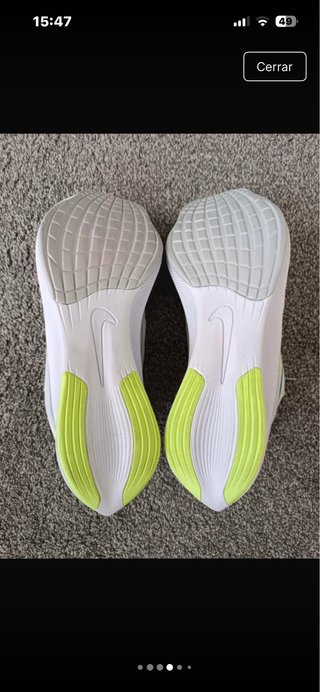 Zapatillas Nike Zoom Fly 4 Summit White/Lime 47,5