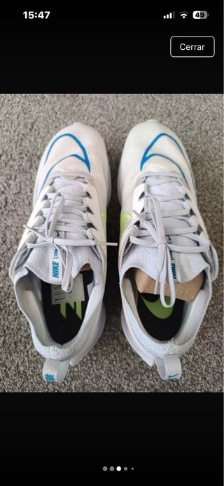 Zapatillas Nike Zoom Fly 4 Summit White/Lime 47,5