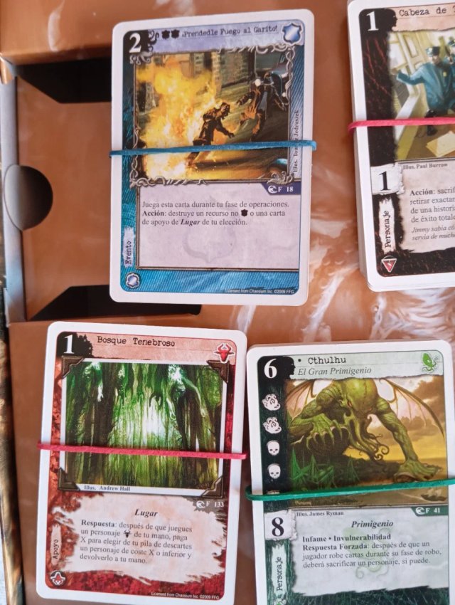 Juego de Cartas La Llamada de Cthulhu