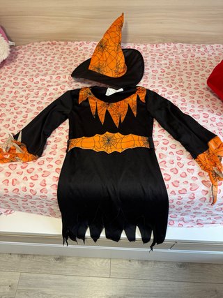 Disfraz Bruja Halloween Talla 4-6 Años