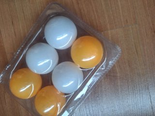 Set de 6 Pelotas de Ping Pong