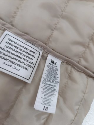 Chaqueta Acolchada Beige