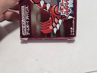 Pokemon Rubí Jap - Game Boy Advance rubi caja