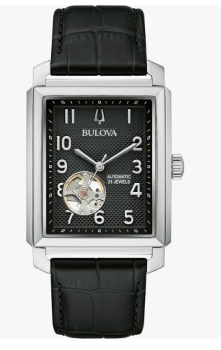 Reloj Bulova Sutton Negro Plata