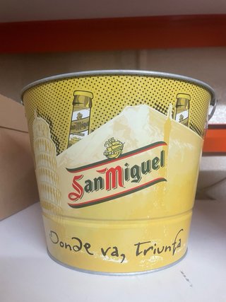 3 Cubos Cerveza San Miguel Metal