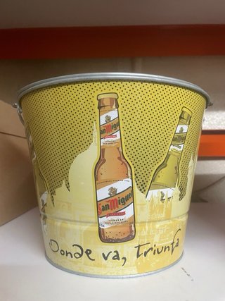 3 Cubos Cerveza San Miguel Metal
