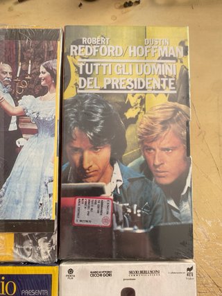 Lotto 6 VHS Sigillate Rare Vintage