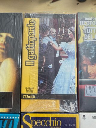 Lotto 6 VHS Sigillate Rare Vintage
