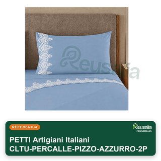 PETTI sábanas algodón percal matrimonio encaje