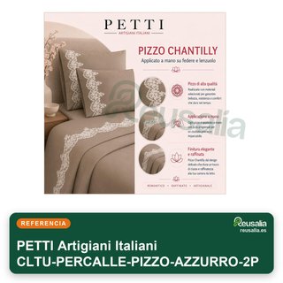 PETTI sábanas algodón percal matrimonio encaje